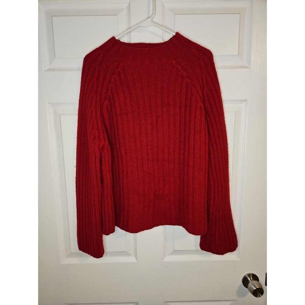 Vintage Newton Trading Company 100% Lambswool Sweater Womens Size 1x Red Knit
